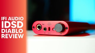 IFI IDSD Diablo Portable  Amp DAC Review. RED HOT