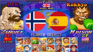 超级街霸2X ➤ LSK (Norway) vs Kokkyo (Spain) Super Street Fighter 2 Turbo