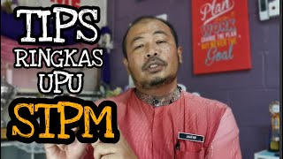 UPU: Tips Ringkas Untuk Lepasan STPM