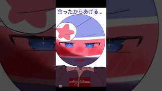 遅れたくせに低クオですみません💦バレンタインチョコの渡し方#カントリーヒューマンズ#countryhumans #カンヒュ