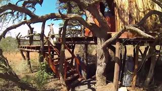 Mokala Treehouse overlooking the Waterhole