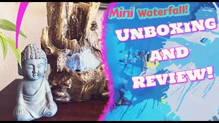 Indoor Alpine Tabletop Fountain | UNBOXING AND REVIEW