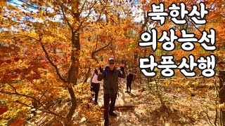 북한산 끝판왕 코스! 의상능선 단풍산행🍁 그리고 의상능선 산행가이드까지 소개해드립니다!