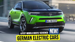 10 New Electric Cars Showing Off the Latest German EV Innovations of 2021