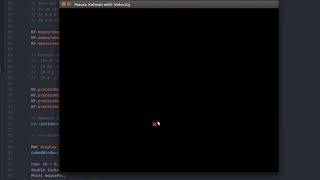 OpenCV Tutorial: Mouse Cursor Tracking with Kalman Filter