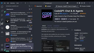 CodeGPT AI Coding Autocomplete \u0026 Assistant in VS Code to Generate Web Apps Quickly