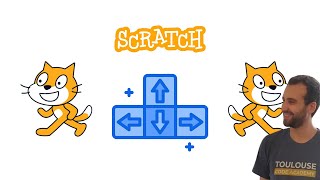 Comment faire bouger un personnage en haut, en bas, à droite, et à gauche sur Scratch ?