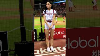 若潼一秒能眨眼幾下?  #若潼 Rakuten Girls  #樂天女孩 #台湾チア