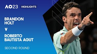 Brandon Holt v Roberto Bautista Agut Highlights | Australian Open 2023 Second Round
