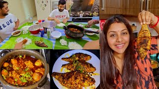 Aaj Ka Special Lunch For Chhadakhai || Fish 🐟 dry Fry || Mutton Curry Odia Style