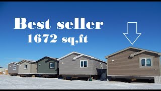 #1 Best Seller Modular Mobile home tour. 3 bedrooms 2 baths (1672 sq,ft)