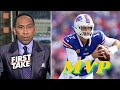 FIRST TAKE | Josh Allen is LEGIT MVP candidate - Stephen A. Smith on Bills blowout Cardinals 34-28