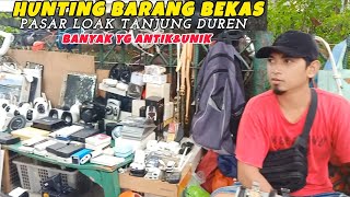 COBA HUNTING BARANG BEKAS DI JAKARTA BARAT-Banyak Yg Unik&Aneh Disni‼️Pasar Loak Tnjung Duren