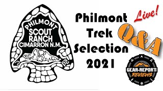 Philmont 2021 Trek Selection Q\u0026A