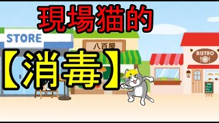 現場猫的【消毒】