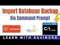 Import MySQL Database Backup via Command Prompt | Restore MySQL Backup Using CMD