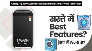 Godrej 7 kg Fully Automatic Washing Machine with i-Wash Technology Review in Hindi | Features