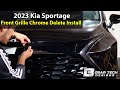 2023 Kia Sportage Front Grille Chrome Delete Installation