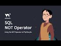 SQL - NOT Operator - W3Schools.com