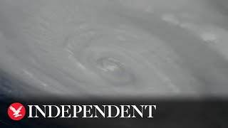 Live: View of Hurricane Idalia from the International Space Station