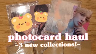 why start one new collection if you can start three? | photocard haul