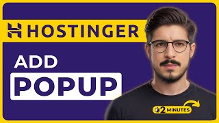 Hostinger Website Builder Popup Tutorial 2026 | How To Add Popup In Hostinger Website Builder