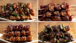 Japanese Grilled Skewers 4 Ways