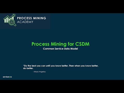 Servicenow Process Mining Academy 36 Process Mining For Csdm