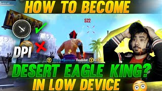 HOW TO BECOME DESERT EAGLE KING🔥 desert eagle one tap headshot trick 2021💯 #freefire #sudipsarkar