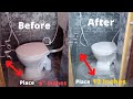 Plumber Mistakes Ewc Basin Fitting || English Western Commode Install Not Good