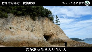 穴があったら入りたい人  広島県竹原市忠海町  賀儀城跡