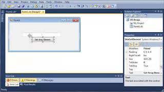 Visual Basic Tutorial 90 Multi Dimensional Arrays