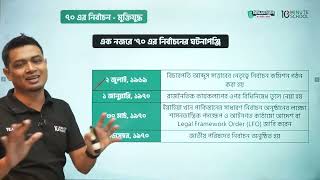 ১৯৭০ সালের নির্বাচন | বাংলাদেশের মুক্তিযুদ্ধের ইতিহাস | BCS Preliminary Preparation