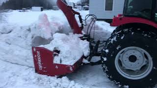 2021 tym t574 snowblowing 80inch