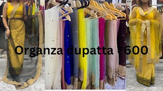 Organza dupatta heijingpot ta enbada yam fajei ₹600 khatani