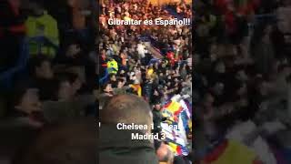 Gibraltar es Español  - Aficionados Españoles en el Campo del Chelsea 3-1