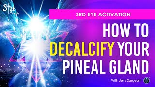 Decalcify Your Pineal Gland 👁 | 7 Magical Supplements | 3rd Eye Activation