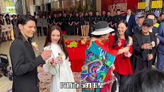 向太澳门新店开业！李连杰父女出席，郭碧婷罕见现身