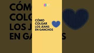 Como colgar los jean en ganchos #shorts