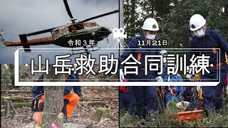 山岳救助合同想定訓練