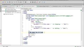 Define Simple Class using MooTools