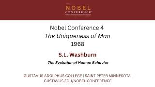 S.L. Washburn: The Evolution of Human Behavior