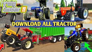 LIVE All Indian Tractor Mods Download Link For Farming Simultor 19 // 3000 Subs Special 🔥