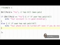 Tutorial 12 - PHP If Else Statements