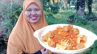 CARA BUAT SPAGHETTI MEATBALLS BY KAK NUR@TIP RINGKAS DAN SEDAP