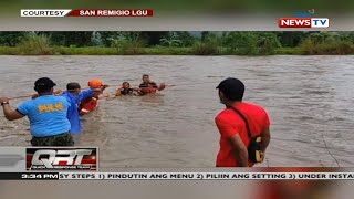 QRT: 3 tao, nasagip malapit sa umapaw na creek