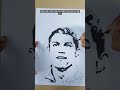 Stencil art of Cristiano Ronaldo by Nav Art Gallery #shorts #cr7