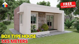 MINIMALIST SMALL HOUSE WITH 1 BEDROOM / SIMPLE HOUSE DESIGN IDEA / PINOY HOUSE DESIGN