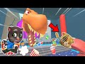 Tom Dan Ginger Terjebak Didalam Bioskop Dinosaurus!!! - Roblox My Talking Tom Friends