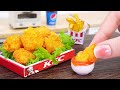 Tasty Miniature KFC Popcorn Chicken Making | ASMR Miniature Cooking & Tiny Chicken Recipe